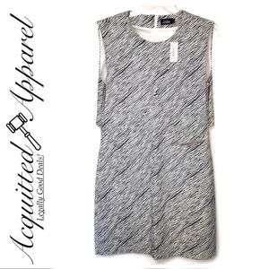 NWT Kate Spade Saturday Zip Back Dress Black White